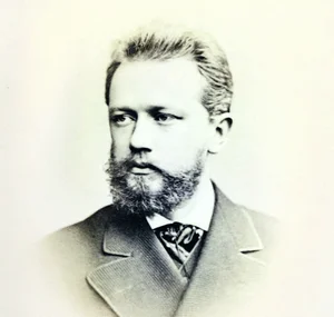 Porträt von Pjotr Iljitsch Tschaikowski, russischer Komponist, um 1870