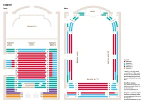 Saalplan Musiksaal im Stadtcasino Basel